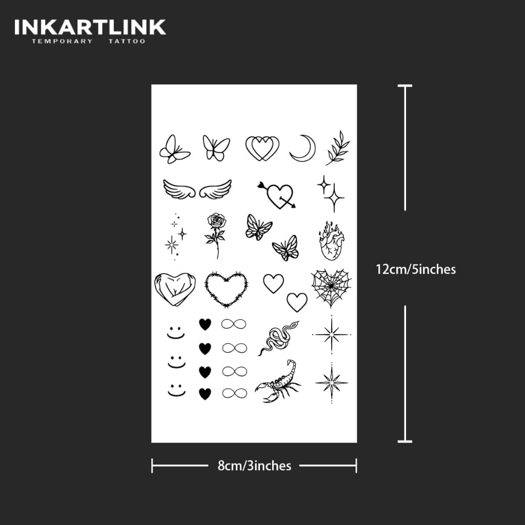 Henna Finger tattoo สติ ๊ กเกอร ์ รอยสักชั ่ วคราว , รอยสักมายากลกันน ้ ําติดทนนาน , รอยสักปลอม 15 วัน , รอยสักกึ ่ งถาวร รูปที่ 4