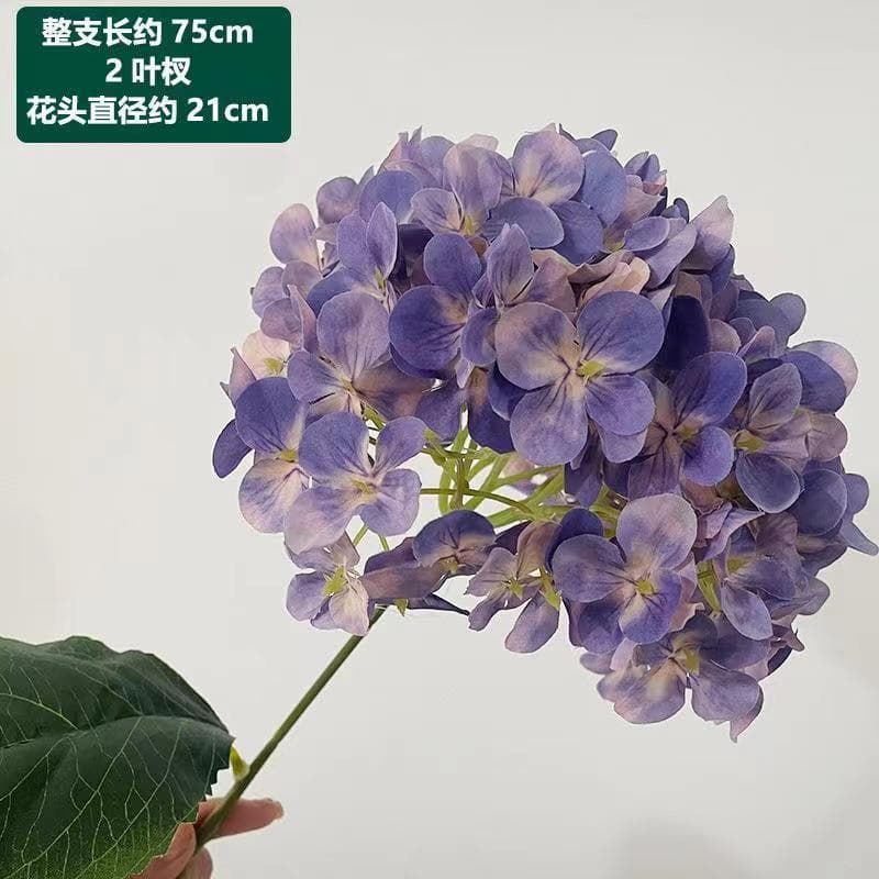 บ้าน ดอกไม้ตกแต่ง งานแต่งงาน ไฮเดรนเยีย ฉลอง ตกแต่ง ตกแต่งสวนกลางแจ้ง 9 สีให้เลือก รูปที่ 4