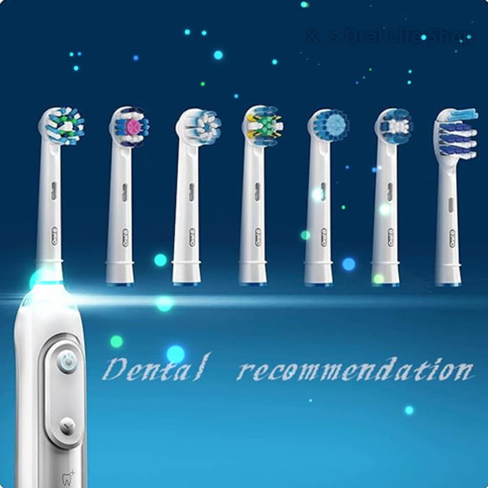 Oral -B EB50 Cross Action Ultra Clean แปรงสีฟันเปลี่ยนหัวแปรงสีฟันไฟฟ้า นับ 4&8 รูปที่ 5