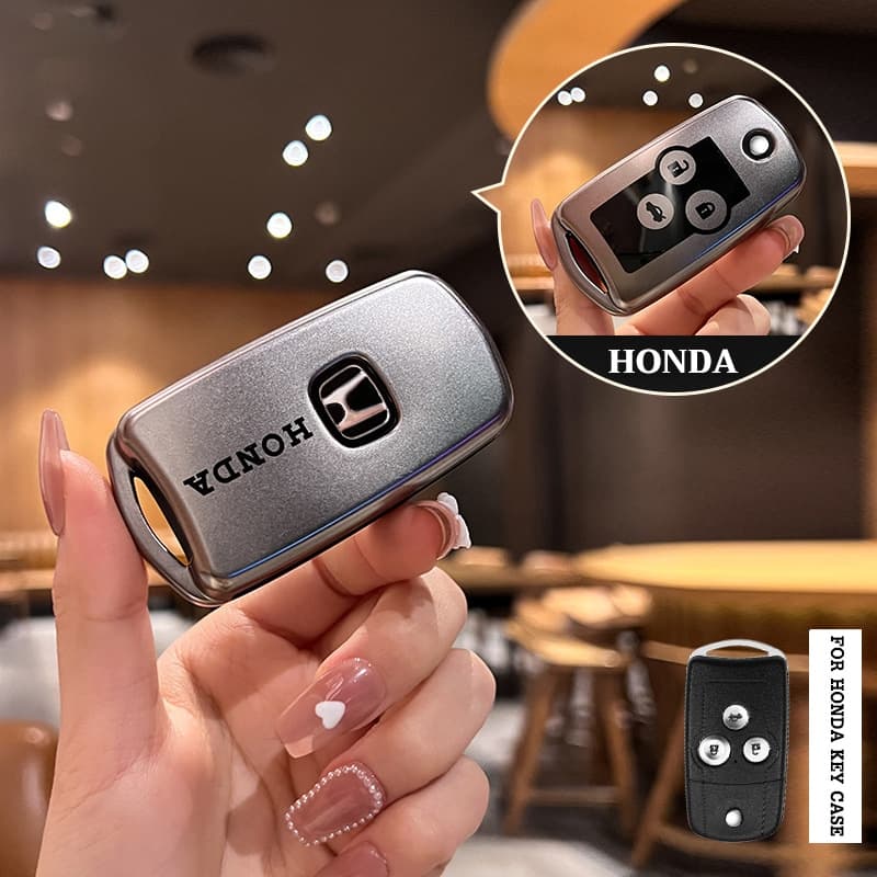Honda 2/3 ปุ่ม TPU ฝาครอบพวงกุญแจสําหรับ Honda CRV Gen4/Accord G8/Civic fb 1.8/CRV G4 2.0/Civic 2012 Remote Keychaion รูปที่ 4