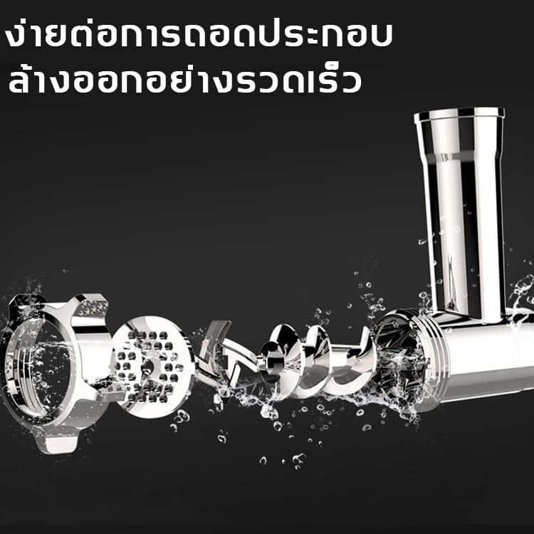 SOKANY เครื่องบดเนื้อ 3500W บดรวดเร็ว ทําใส้กรอก หมู/หมูสับ รูปที่ 9