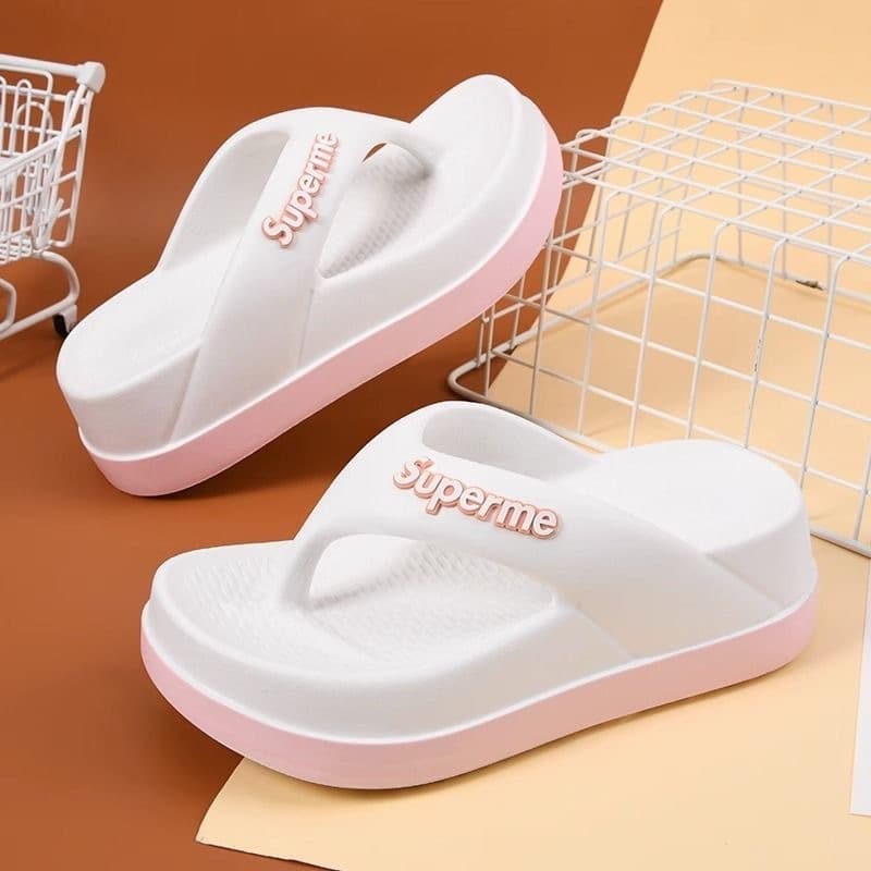 ช่วยรองเท้าแตะ fitflop สำหรับผู้หญิง EVA พื้นหนา กันลื่น รองเท้าแตะลําลอง รองเท้าเตะ#268 รูปที่ 3