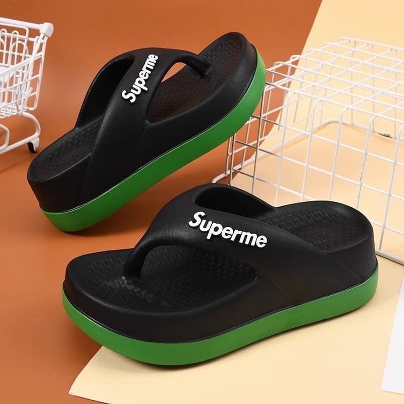 ช่วยรองเท้าแตะ fitflop สำหรับผู้หญิง EVA พื้นหนา กันลื่น รองเท้าแตะลําลอง รองเท้าเตะ#268 รูปที่ 7