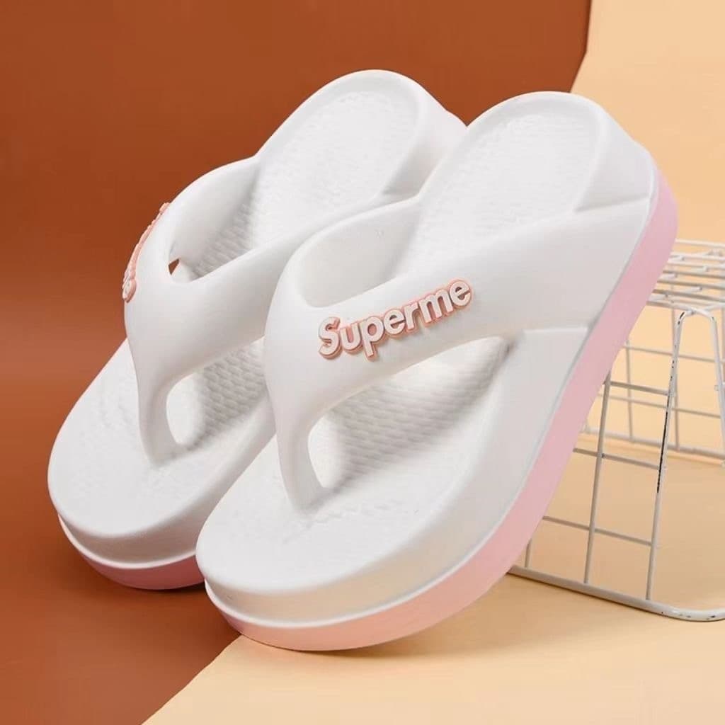 ช่วยรองเท้าแตะ fitflop สำหรับผู้หญิง EVA พื้นหนา กันลื่น รองเท้าแตะลําลอง รองเท้าเตะ#268 รูปที่ 2