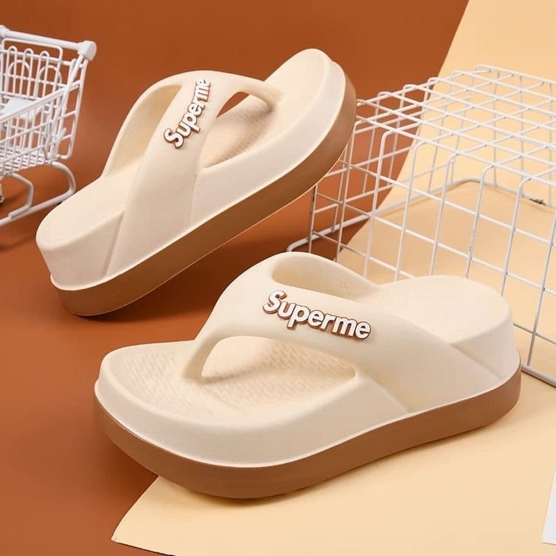 ช่วยรองเท้าแตะ fitflop สำหรับผู้หญิง EVA พื้นหนา กันลื่น รองเท้าแตะลําลอง รองเท้าเตะ#268 รูปที่ 6