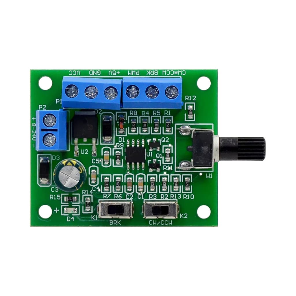 Pwm speed controller brushless DC มอเตอร์ driver แผ่น governor โมดูล PWM monitor DC8-24V พร้อมไดรฟ์ รูปที่ 4