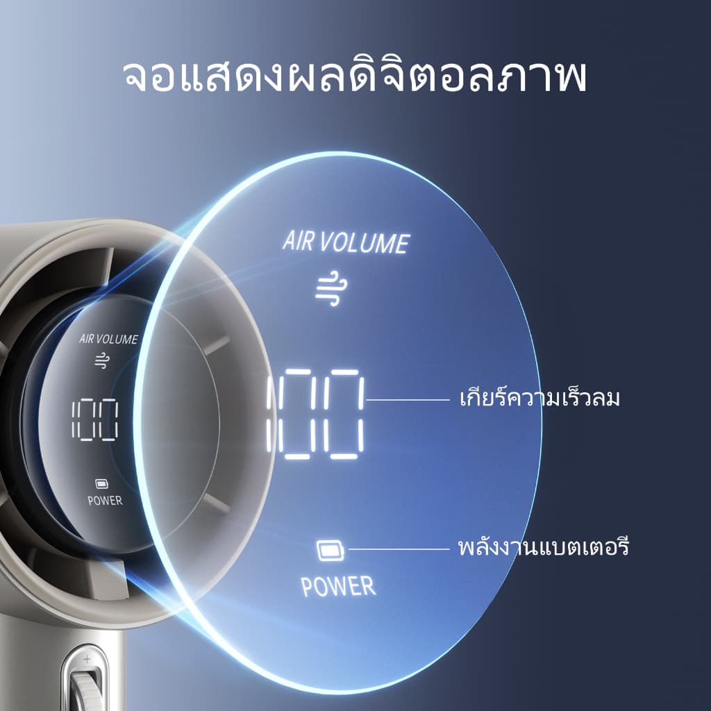 3500mAh มือถือความเร็วสูงพัดลม ความรุนแรง ปรับระดับได้ 199ระดับ พัดลมพกพาแรงๆ ชาร์จใหม่ได้ ใช้งานได้ 15 ชม ใช้กลางแจ้ง รูปที่ 3