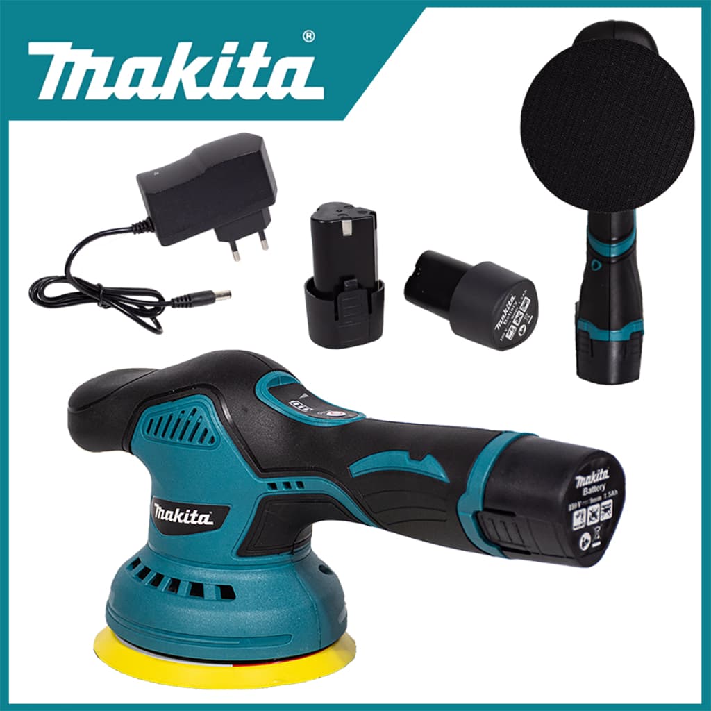 SOARFLY สต็อกในไทยMAKITA เครื่องขัดสีรถยนต์ไร้สาย 159V เป็นระบบ เครื่องขัดสีรถยนต์ เครื่องขัด เครื่องขัดสีรถ แบบไร้สาย DA เครื่องขัดไร้สาย ขัดสีไร้สาย AAA 5 นิ้ว ปรับได้ 8ระดับ ขัดสีรถยนต์​ ขัดสี ขัดเคลือบ แผ่นขัด 4 แบบฟรี รูปที่ 3