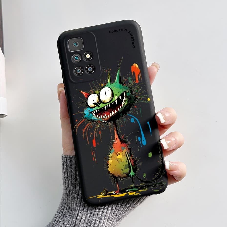 Soft Case สําหรับ Xiaomi Redmi 10 Redmi10 2022 Lovely Rabbit Panda พิมพ ์ Jelly ซิลิโคนเคสโทรศัพท ์ กรณี รูปที่ 4