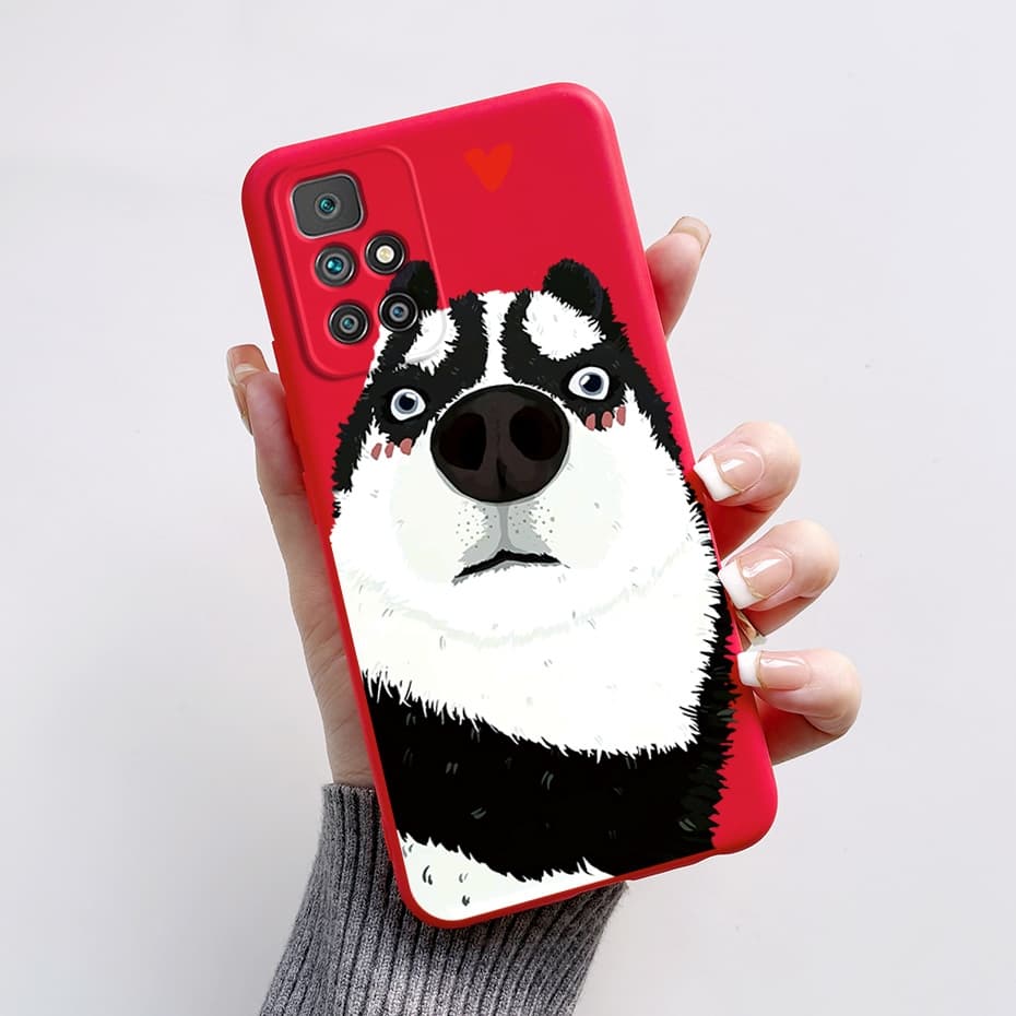 Soft Case สําหรับ Xiaomi Redmi 10 Redmi10 2022 Lovely Rabbit Panda พิมพ ์ Jelly ซิลิโคนเคสโทรศัพท ์ กรณี รูปที่ 6
