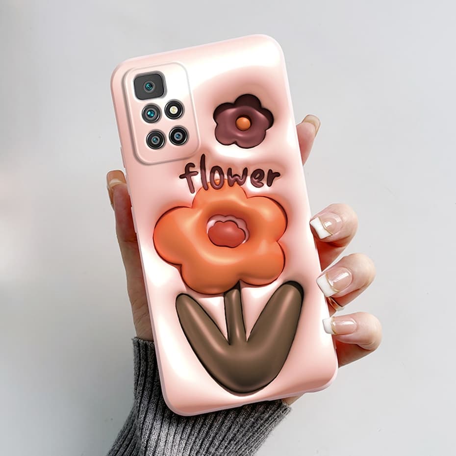 Soft Case สําหรับ Xiaomi Redmi 10 Redmi10 2022 Lovely Rabbit Panda พิมพ ์ Jelly ซิลิโคนเคสโทรศัพท ์ กรณี รูปที่ 3