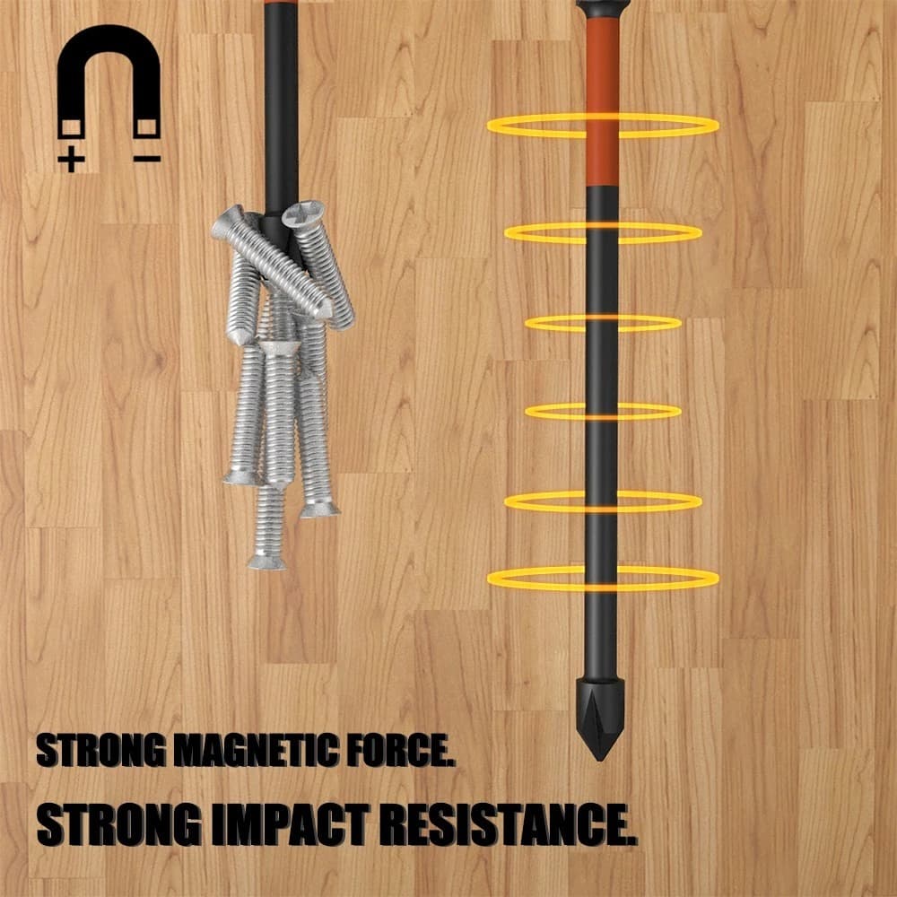 6 ชิ ้ น PH2 ชุดไขควงแม ่ เหล ็ กชุดหัว Impact Strong Cross ความแข ็ งสูง 25/50/65/70/90/150mm รูปที่ 4
