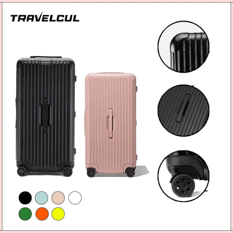TRAVELCUL กระเป๋าล้อลาก 20/26/30in กระเป๋าเดินทางความจุขนาดใหญ่ หลากสี วัสดุ PC ล้อกันกระแทกเงียบ มีตะขอด้านข้าง ทำให้การเดินทางง่ายขึ้น รูปที่ 1