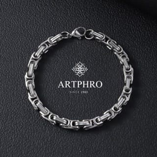 Artphro สร ้ อยข ้ อมือเหล ็ กไทเทเนียมสําหรับผู ้ ชาย อเนกประสงค ์ รูปที่ 2