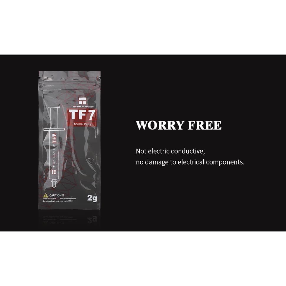 Thermalright TF7 2g การนําไฟฟ้าความร้อนเป็น 12.8 W/mk Thermal Paste Compound สําหรับคูลเลอร์กราฟิกการ์ด CPU จาระบีความร้อนแล็ปท็อปจาระบีความร้อน รูปที่ 8
