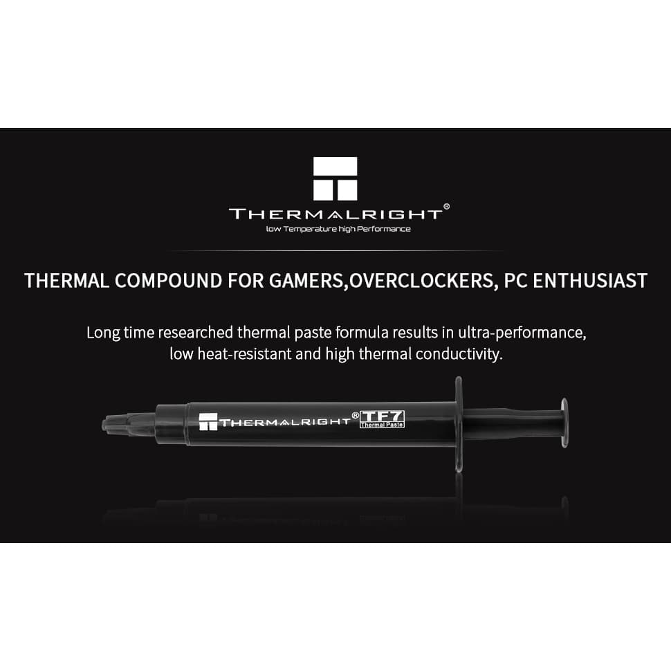 Thermalright TF7 2g การนําไฟฟ้าความร้อนเป็น 12.8 W/mk Thermal Paste Compound สําหรับคูลเลอร์กราฟิกการ์ด CPU จาระบีความร้อนแล็ปท็อปจาระบีความร้อน รูปที่ 6