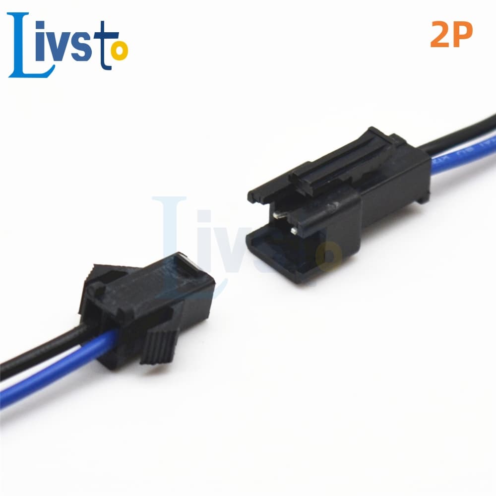 1 ชุด 2Pin 3Pin 4Pin 5Pin 6Pin Led Connector ชาย/หญิง JST SM 2.54 มม.2 3 4 5 6Pin ปลั๊กสายไฟสําหรับ Led Strip Light โคมไฟไดร์เวอร์ รูปที่ 4