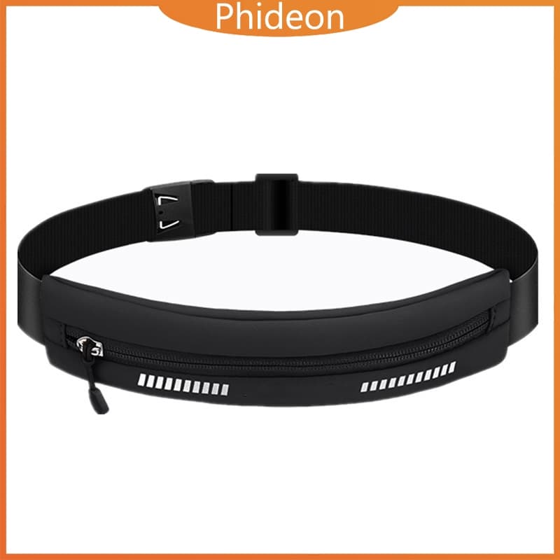 Phideon กระเป๋าคาดเอวปั่นจักรยานแบบบางเฉียบพร้อมช่องเสียบหูฟัง รูปที่ 1