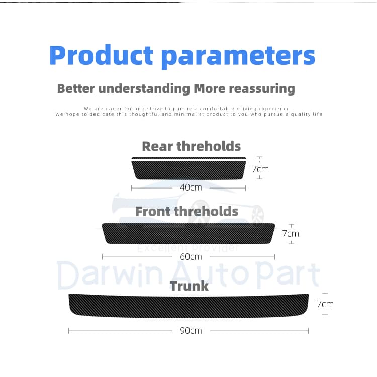 Mitsubishi รถประตู Sill สติกเกอร์ Trunk เกณฑ์ Anti-Scratch Decals 4 ชิ้น 8 ชิ้น 9 ชิ้นสําหรับ Xpander ผจญภัย Montero Pajero Strada L300 Mirage อุปกรณ์เสริม รูปที่ 9