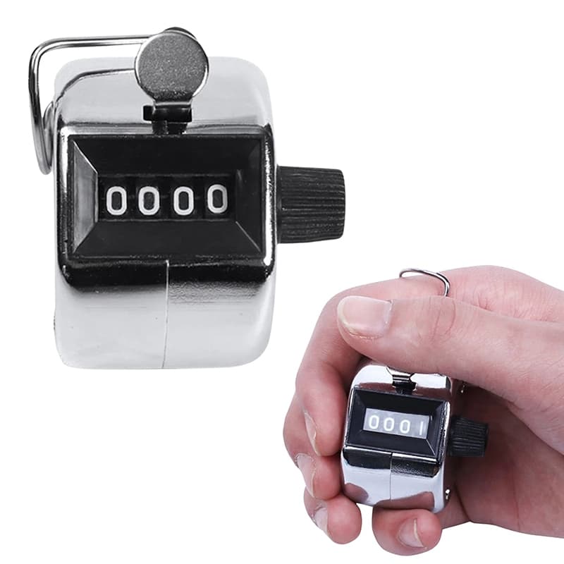 Kiprun Digital Hand Tally Counter 4 หลัก Mini Manual Hand Held Tally Counter Manual นับ Golf Clicker 0-9999 รูปที่ 9