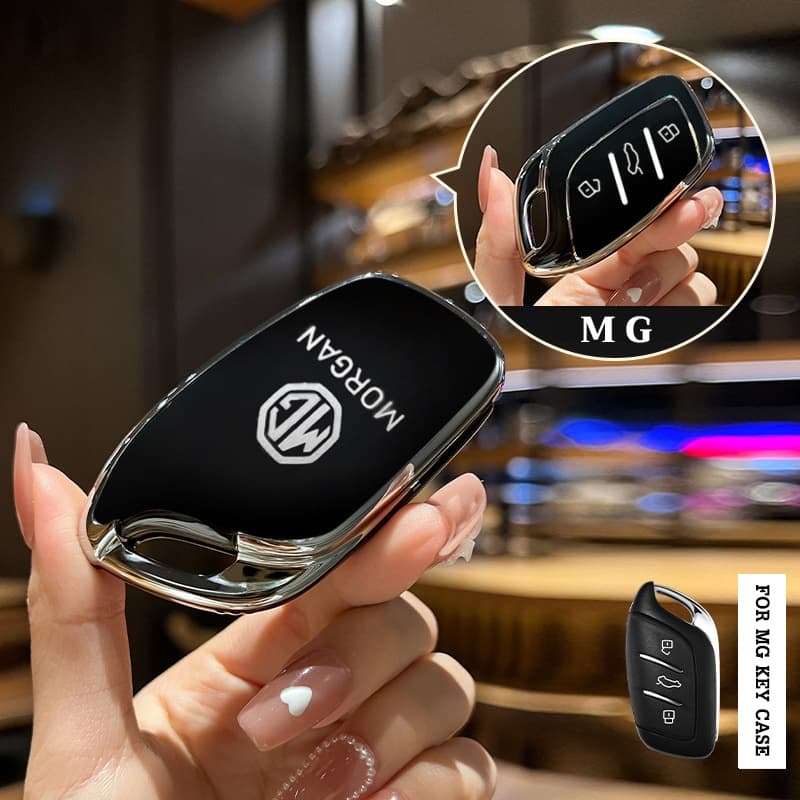 ใหม่ Premium TPU MG รถ Remote Key สําหรับ MG VS/HS/ZS/MG5/MG4/EXTENDER DC/ZS EV/EP/MG EXTENDER GC/MG3 hybrid +/ใหม่ MG3 Key ฝาครอบพวงกุญแจ รูปที่ 3