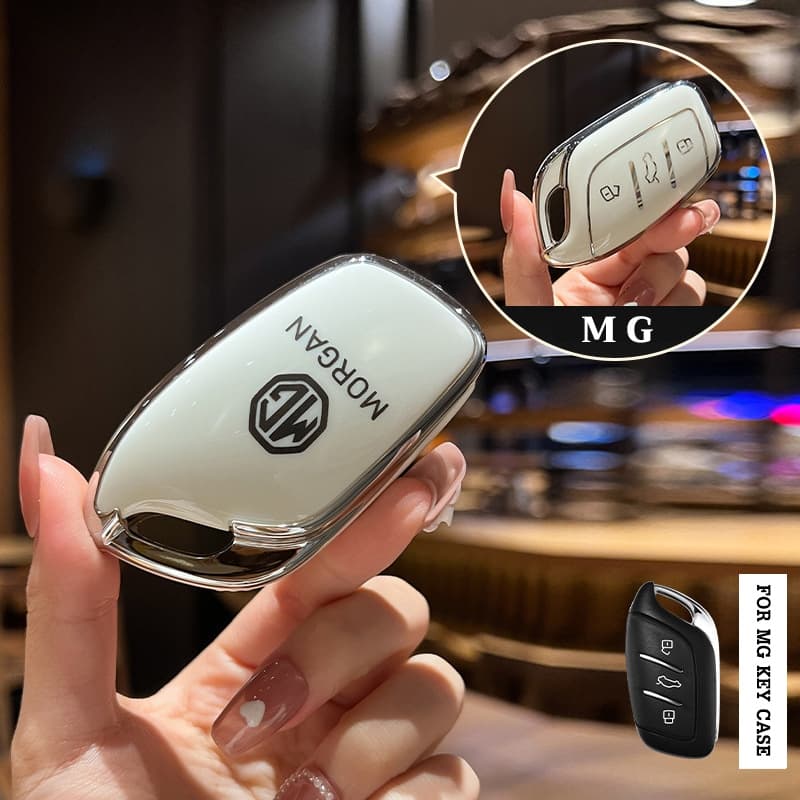 ใหม่ Premium TPU MG รถ Remote Key สําหรับ MG VS/HS/ZS/MG5/MG4/EXTENDER DC/ZS EV/EP/MG EXTENDER GC/MG3 hybrid +/ใหม่ MG3 Key ฝาครอบพวงกุญแจ รูปที่ 4