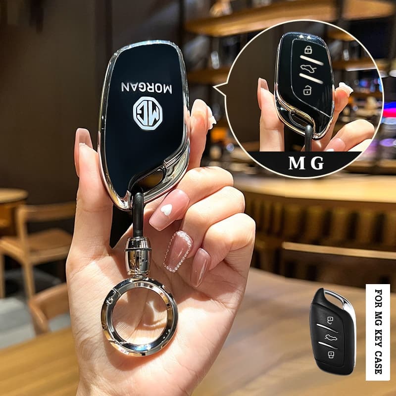 ใหม่ Premium TPU MG รถ Remote Key สําหรับ MG VS/HS/ZS/MG5/MG4/EXTENDER DC/ZS EV/EP/MG EXTENDER GC/MG3 hybrid +/ใหม่ MG3 Key ฝาครอบพวงกุญแจ รูปที่ 7