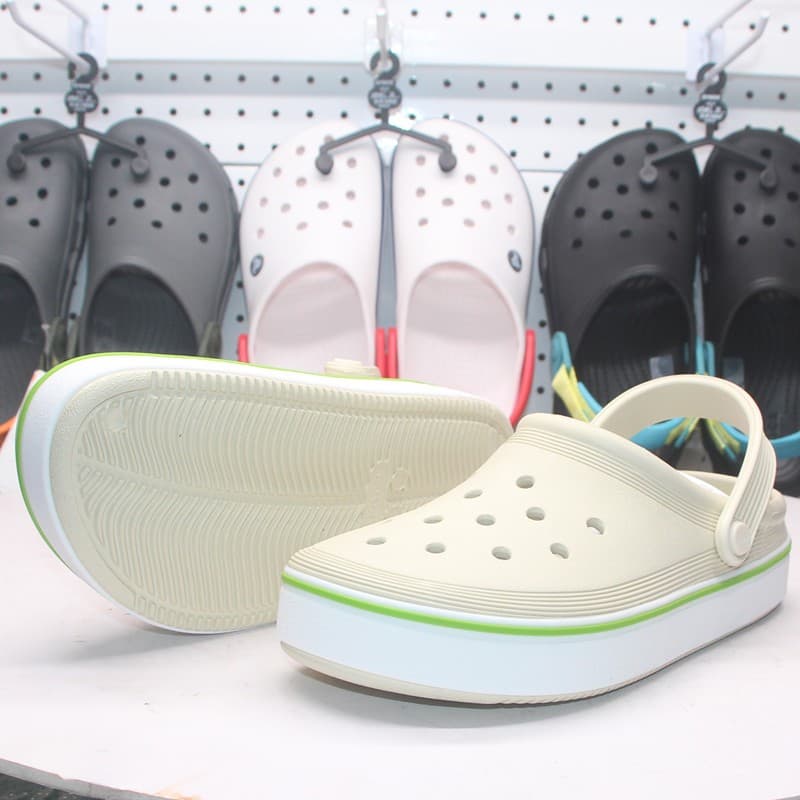 Croc s รองเท้าผู้ชายต้นฉบับ 100% รองเท้าแตะผู้หญิงขนาดบวก 208371 รูปที่ 7