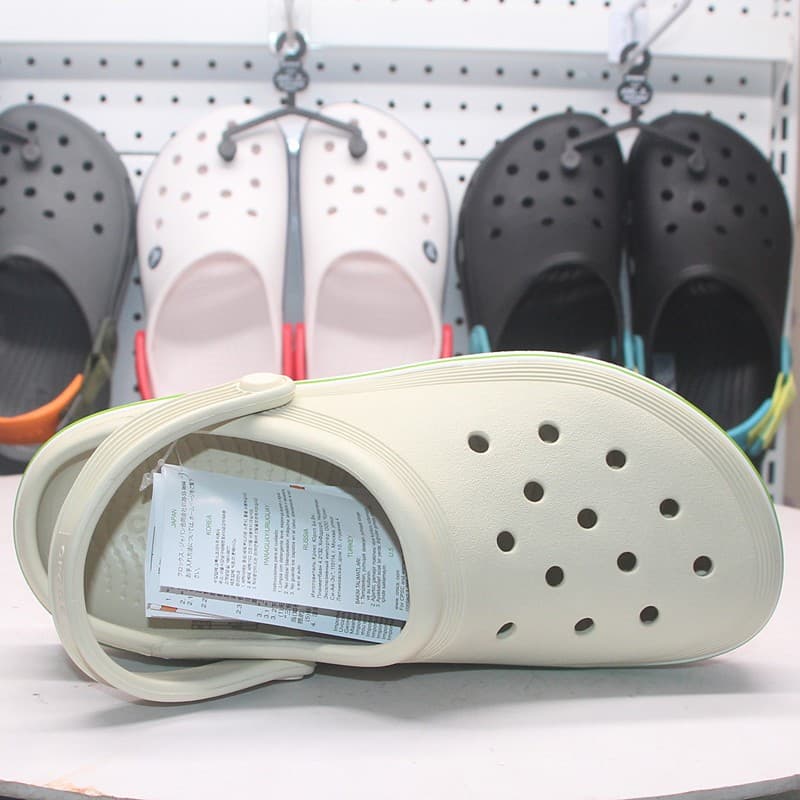 Croc s รองเท้าผู้ชายต้นฉบับ 100% รองเท้าแตะผู้หญิงขนาดบวก 208371 รูปที่ 5