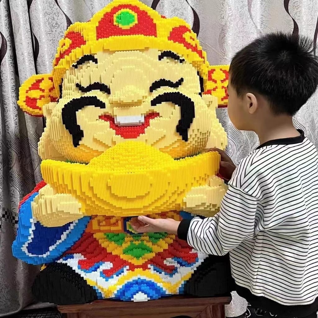 ส่งเร็วจากไทยเลโก้ตัวใหญ่ ตัวต่อนาโน DIY ของขวัญ จิ้งจอกเก้าหาง เสริมการเรียนรู้และเติมเต็มจิตนาการ รูปที่ 7