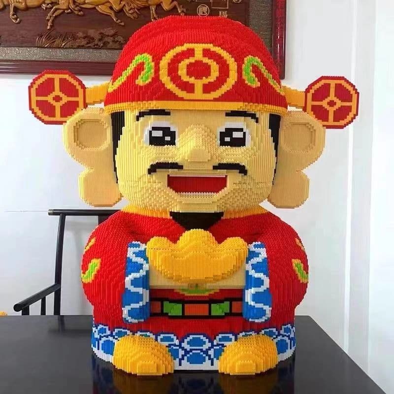 ส่งเร็วจากไทยเลโก้ตัวใหญ่ ตัวต่อนาโน DIY ของขวัญ จิ้งจอกเก้าหาง เสริมการเรียนรู้และเติมเต็มจิตนาการ รูปที่ 6