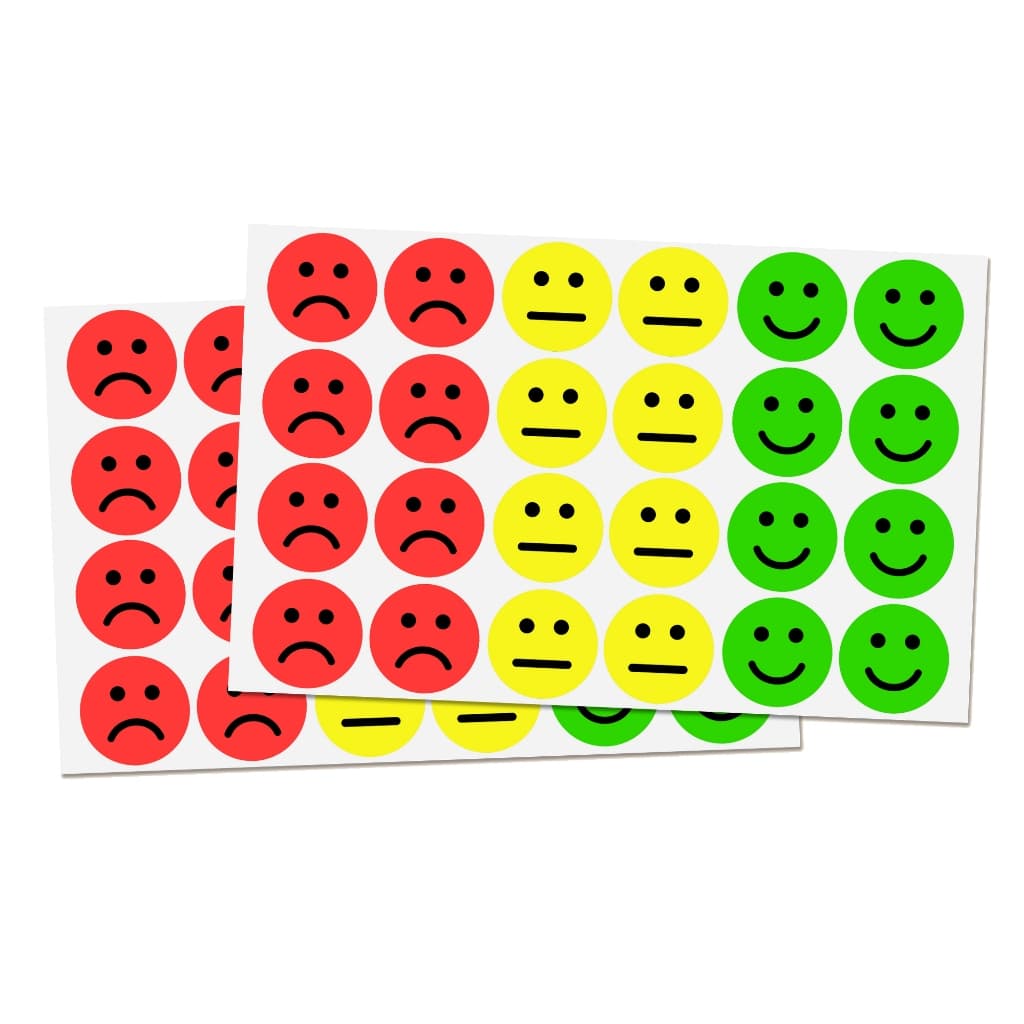 240ชิ้น/แพ็ค1นิ้วรอบยิ้มใบหน้าสติ๊กเกอร์สีแดงสีเหลืองสีเขียวอีโมติคอนสติกเกอร์กาวตนเองปิดผนึกฉลากเด็กเครื่องเขียนสติกเกอ รูปที่ 5