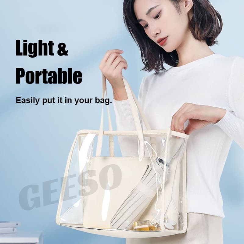 GEESO เลือกได้ 7 สี Automatic ร่ม 24 Ribs UPF50+ 23นิ้ว ร่มพับลม เส้นผ่าศูนย์กลาง 105ซม รูปที่ 6