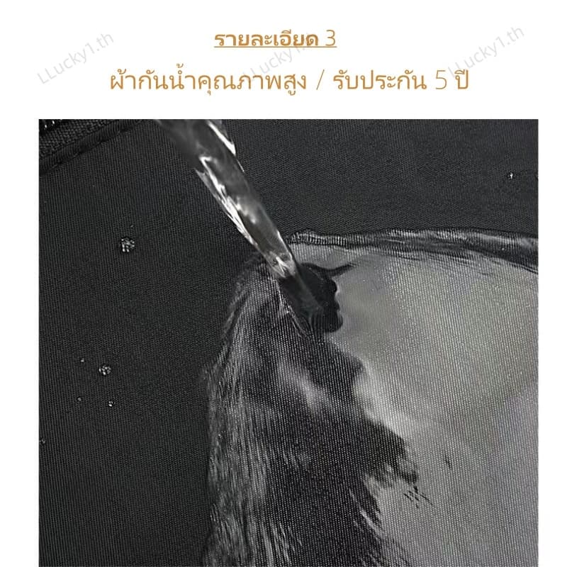 กระเป๋าเป้มีช่องลับเป้ สีดำ ช่องใส่ของเยอะ วัสดุพรีเมียม น้ำหนักเบา กระเป๋าสะพาย Travel Backpack รูปที่ 6