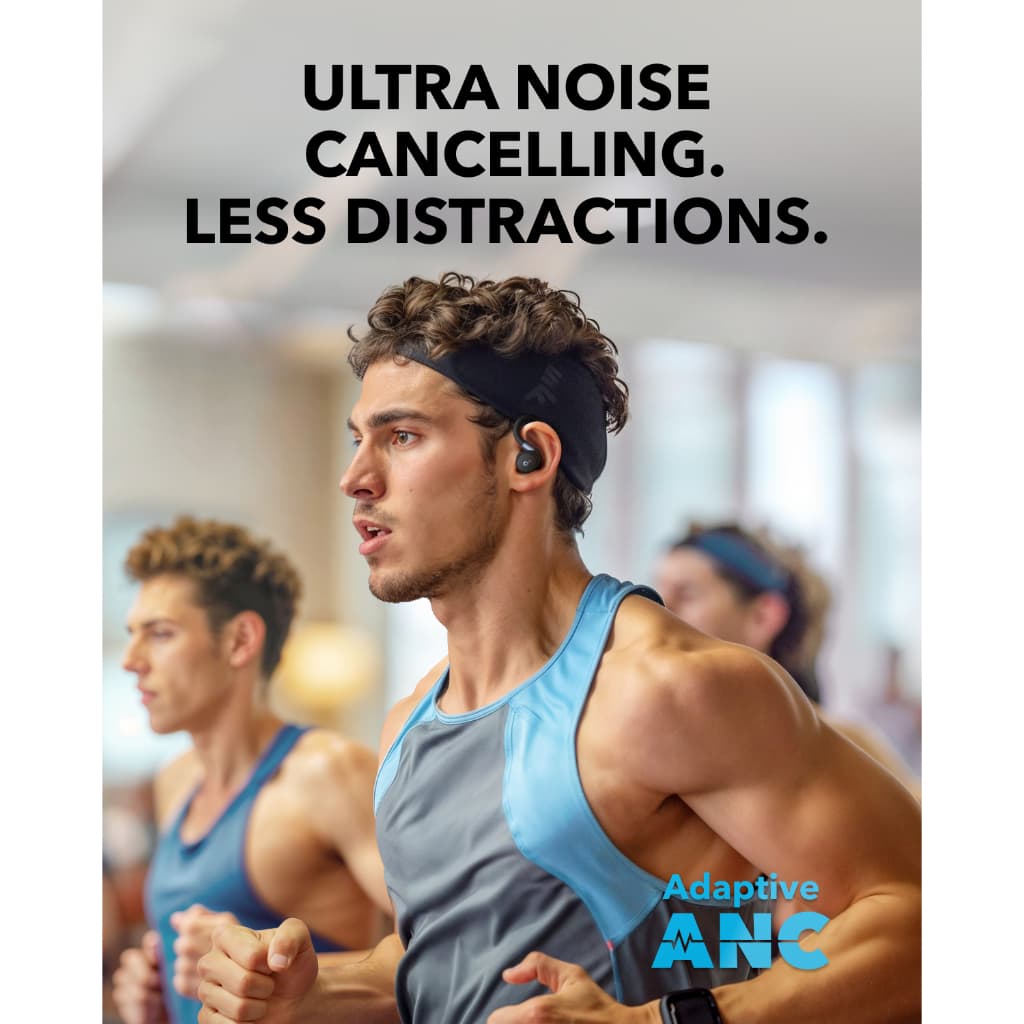 Soundcore Sport X20 by Anker, หูฟังออกกําลังกายไร้สาย True-Wireless, ที่เกี่ยวหูหมุนได้และขยายได้, Noise Cancelling, Deep Bass, IP68 กันน้ํา, กันเหงื่อ, กันฝุ่น, 48H Play รูปที่ 4