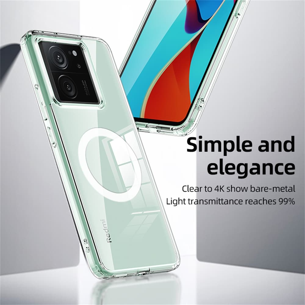 UFLAXE ICEY - เคส Xiaomi 13T / Xiaomi 13T Pro - เคสแข็งใสกันเหลืองกันกระแทก เคสโทรศัพท์ด้านบางเฉียบป้องกันรอยนิ้วมือ รูปที่ 3