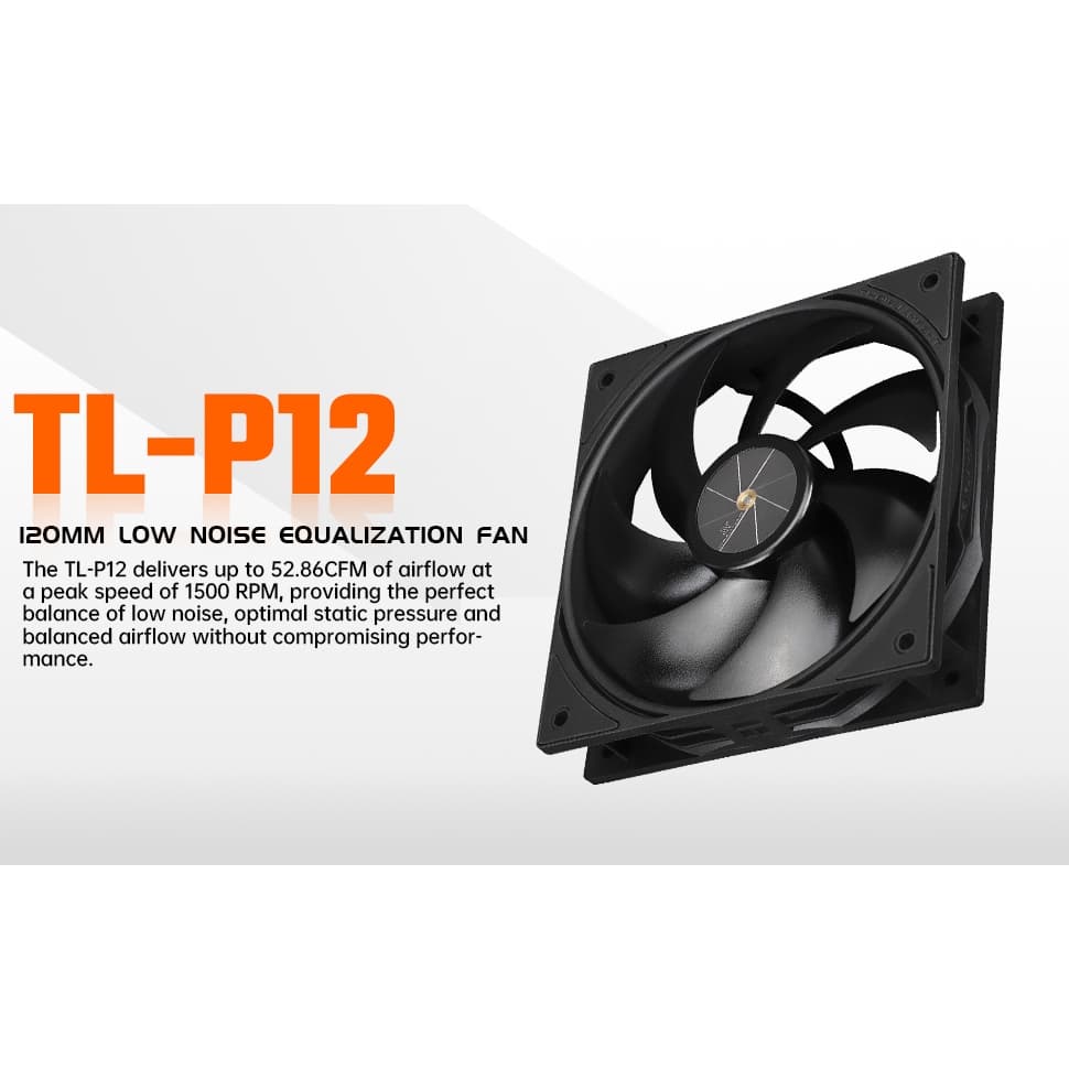 Thermalright TL-P12 พัดลม CPU 12 ซม.พัดลม 4pin PWM Connector เงียบ CPU พัดลมระบายความร้อนคอมพิวเตอร์กรณี Cooler พัดลม S-FDB แบริ่งสูงสุด 1500 RPM พัดลมระบายความร้อน รูปที่ 3