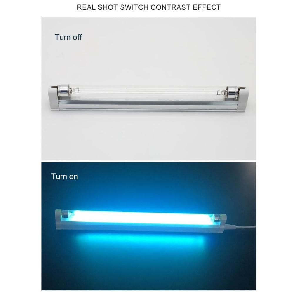T5 UV ฆ่าเชื้อ 8 W/6 W 220 V EU ปลั๊กฆ่าเชื้อ UV Light Home แบบพกพาหลอดไฟอัลตราไวโอเลตโอโซน 6 W 8 W 220 V สําหรับห้องนอนในร่ม รูปที่ 6