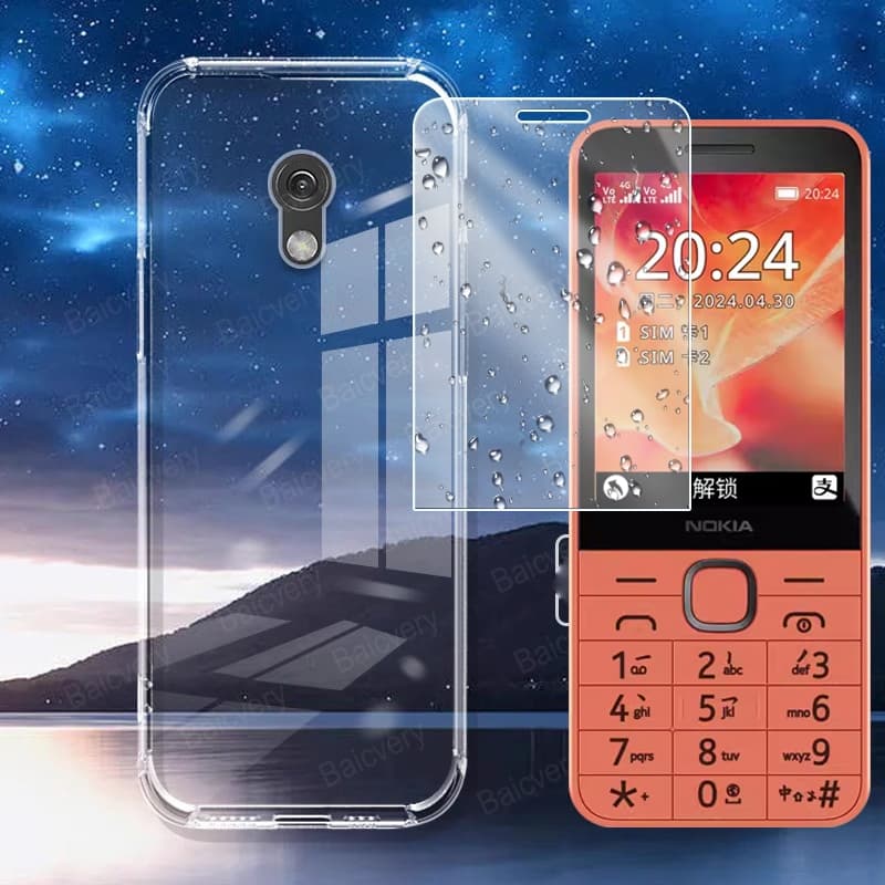 ปลอกสําหรับ Nokia 215 4G 2024 พร้อมเมมเบรนป้องกันการระเบิดนาโน Screem ฟิล์มนุ่มป้องกัน รูปที่ 1