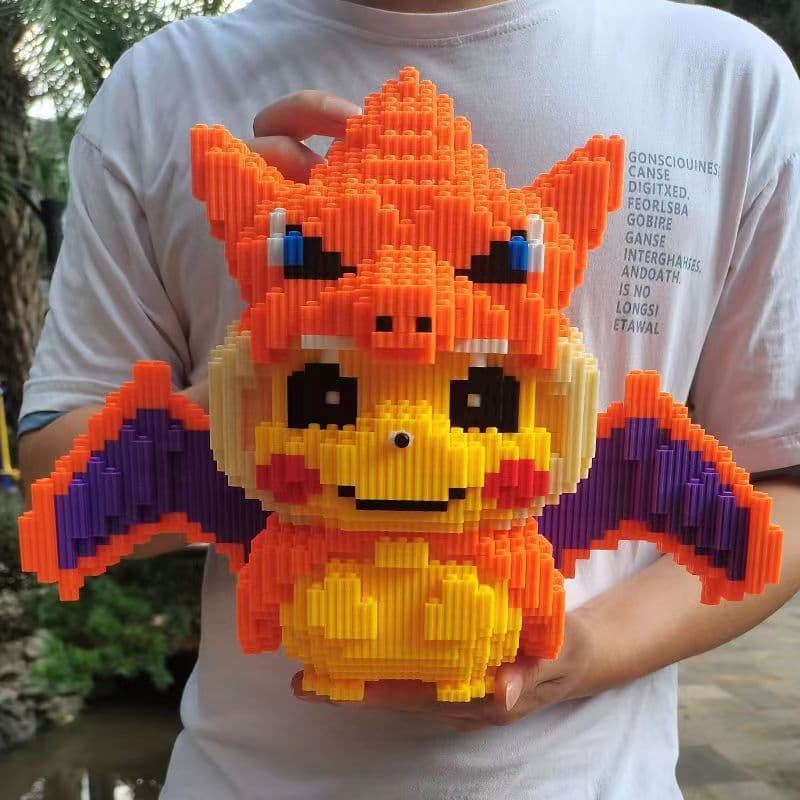ของเล่นเด็กผู้ชาย ของขวัญ diy labubu ของขวัญเด็กปีใหม่ ไฟคาสึริเล็ก พิกาชู สตาร์เดลล่า มังกรไฟ โดราเอมอน ตัวต่อตัวใหญ่ บล็อกตัวต่อ นาโน บล็อกตัวต่อ รูปปิกาจู ขนาดใหญ่ ของเล่นสําหรับเด็ก และผู้ใหญ่ รูปที่ 8