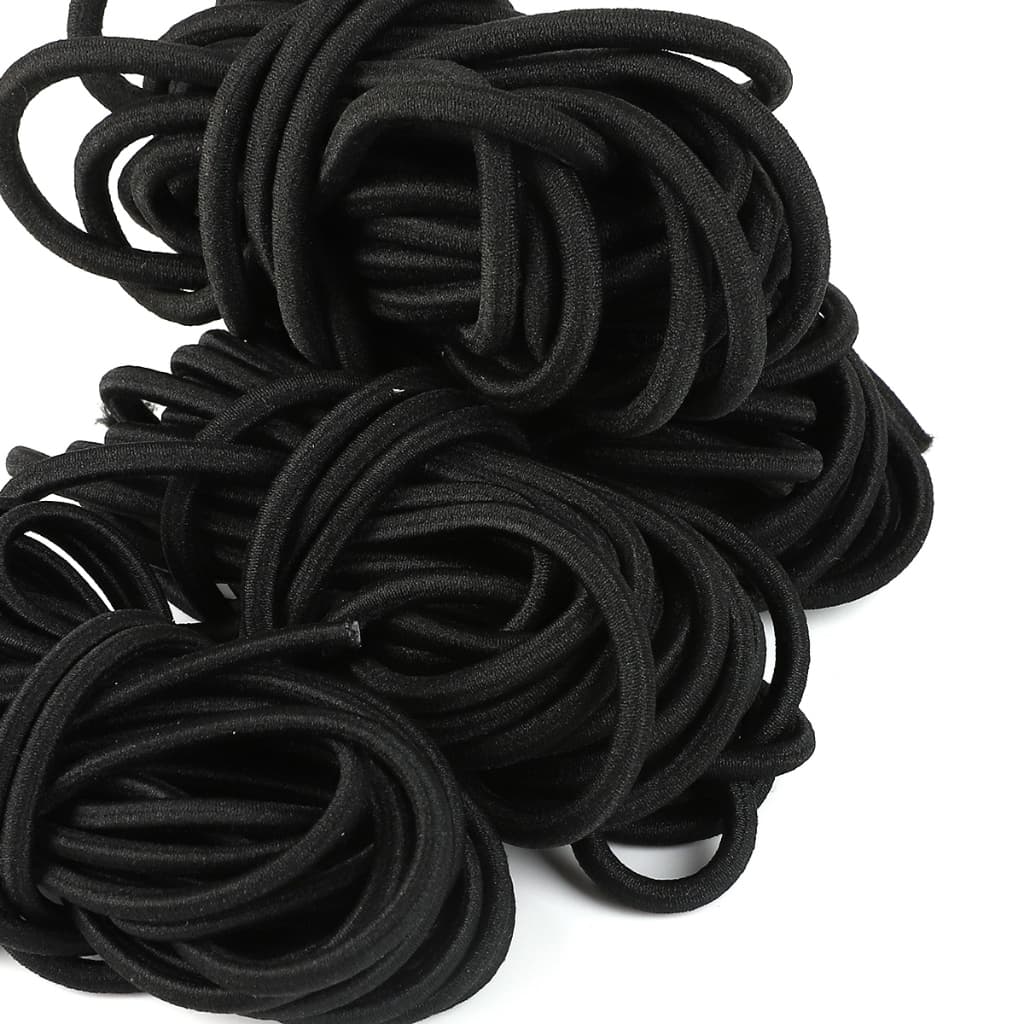 1/1.5/2/.2.5/3/4/5 มม.ความยาว 2M สีดํารอบสายยืดหยุ่นประดับด้วยลูกปัดยืดด้าย/String/Rope สําหรับสร้อยคอสร้อยข้อมือเครื่องประดับทํา รูปที่ 5