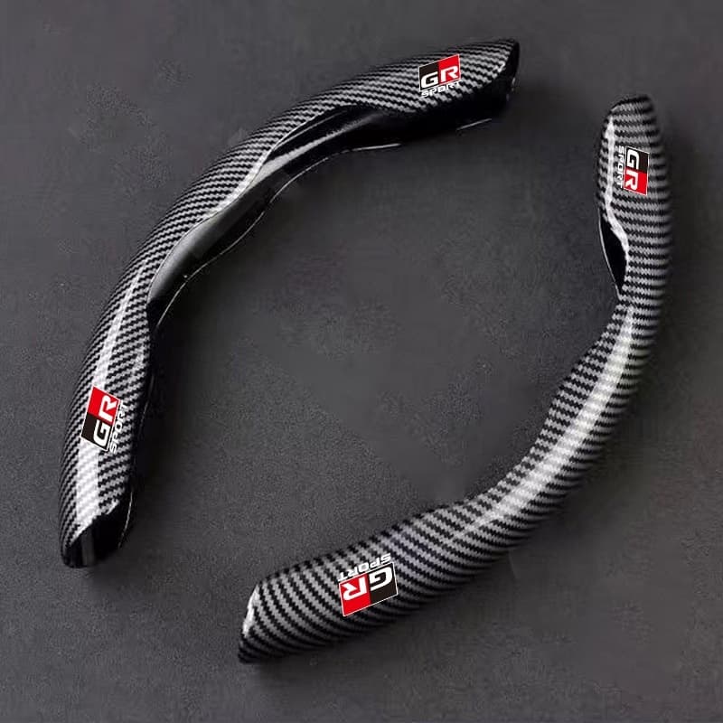 ZLWR Toyota GR ฝาครอบพวงมาลัย ปลอกหุ้มพวงมาลัยคาร์บอนไฟเบอร์ วัสดุABS กันลื่นและทนต่อการสึกหรอ อุปกรณ์รถ ของแต่งรถ แต่งรถ สำหรับ Toyota Prius Fortuner Corolla Cross CHR Camry Wish Vios Veloz Estima Sienta Yaris Ativ Altis Sienta bZ4X Hiace Hilux Revo รูปที่ 7