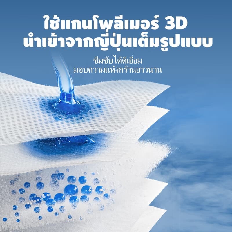 แพมเพิส UMiZOKU กางเกงผ้าอ้อม แพมเพิสเด็ก อ้อมเด็ก สำเร็จรูป Baby Pants อ้อมสําเร็จรูป รูปที่ 3