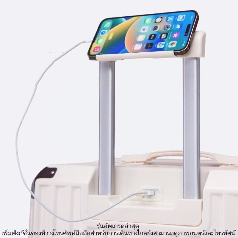 กระเป๋าเดินทาง 20/26/32นิ้ พร้อมชาร์จ USB กระเป๋าลาก กระเป๋าเดินทางล้อลาก Sport รูปที่ 5