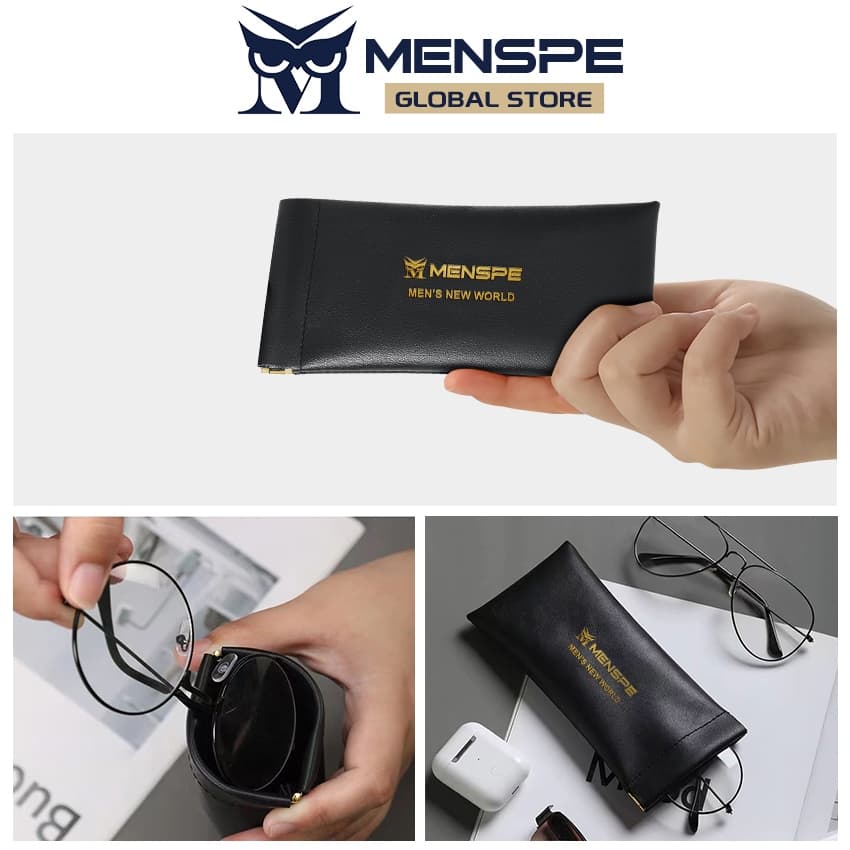 MENSPEแว่นตากันแดด เลนส์โพลาไรซ์ ป้องกันรังสี แบบดั้งเดิม สําหรับผู้ชาย รูปที่ 8