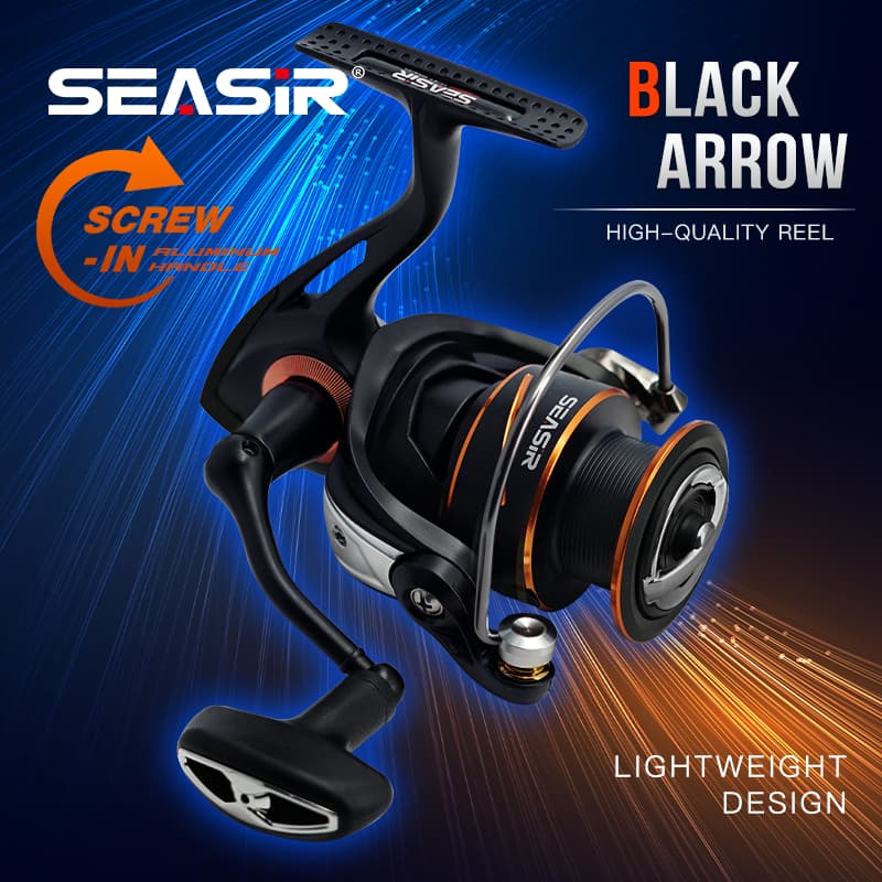 Seasir รอกตกปลา 5+1BB โลหะ อลูมิเนียม กันน้ํา คุณภาพสูง รูปที่ 1