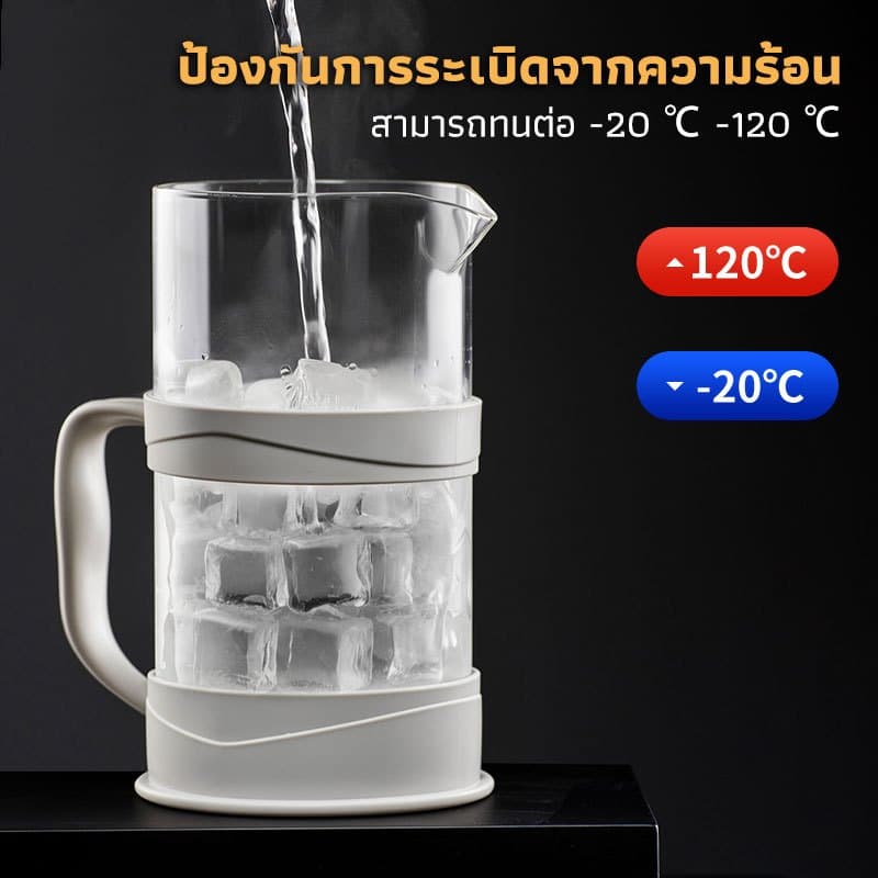 GIANXI กาชงกาแฟ เหยือกชงกาแฟ เครื่องชงกาแฟ หม้อชงกาแฟ สไตล์ฝรั่งเศส กาต้มน้ำแก้ว รูปที่ 9