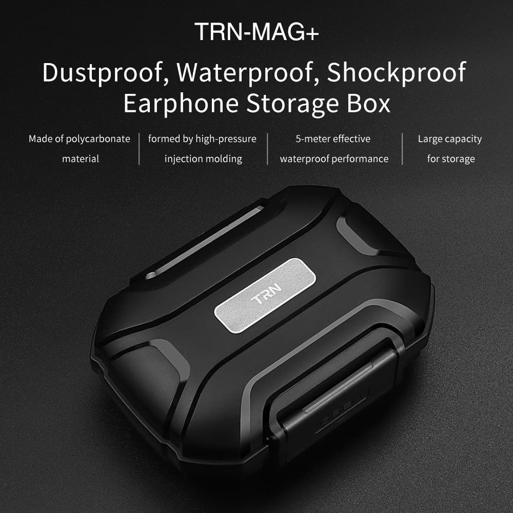 Trn MAG + หูฟังกันน้ํากล่องเก็บวัสดุโพลีคาร์บอเนตสําหรับ TRN KZ QKZ SIMGOT MOONDROP CCA รูปที่ 2