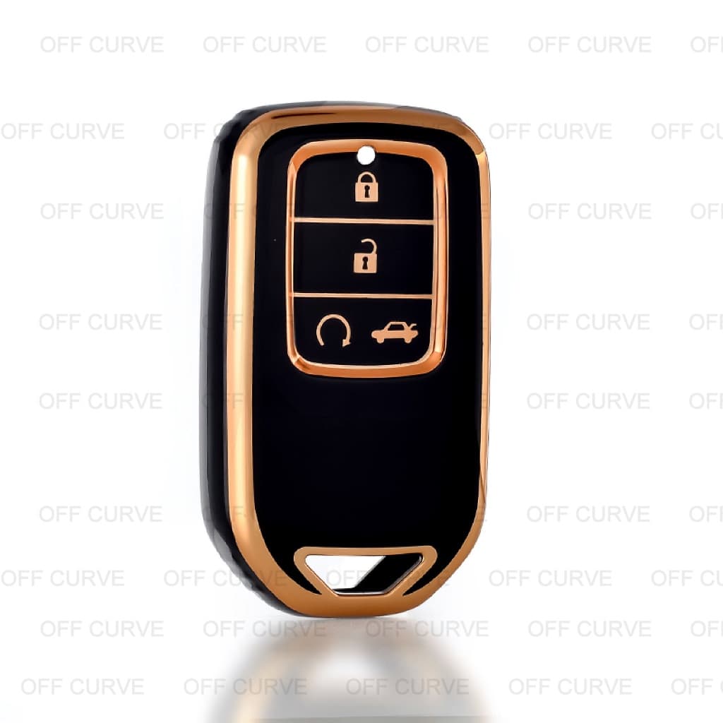 ฝาครอบ TPU เหมาะสําหรับ Honda CRV City Civic FC BRV Accord HRV Jazz Keyless Smart Entry Push Start TPU Remote 2/3/4Button รูปที่ 9