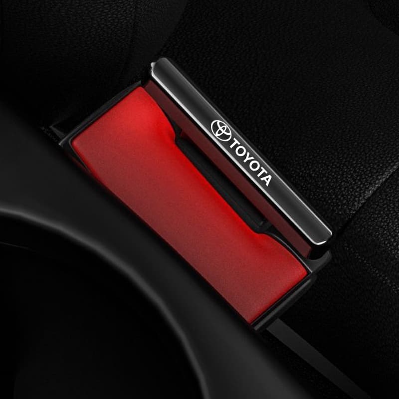 ZLWR Toyota หัวเข็มขัดนิรภัยรถยนต์ มินิ ล่องหน หัวเข็มขัดนิรภัยรถ วัสดุโลหะผสมสังกะสี อุปกรณ์รถ ของแต่งรถ toyota แต่งรถ yaris cross,corolla cross,yaris ativ,Vios,Veloz,Camry รูปที่ 3